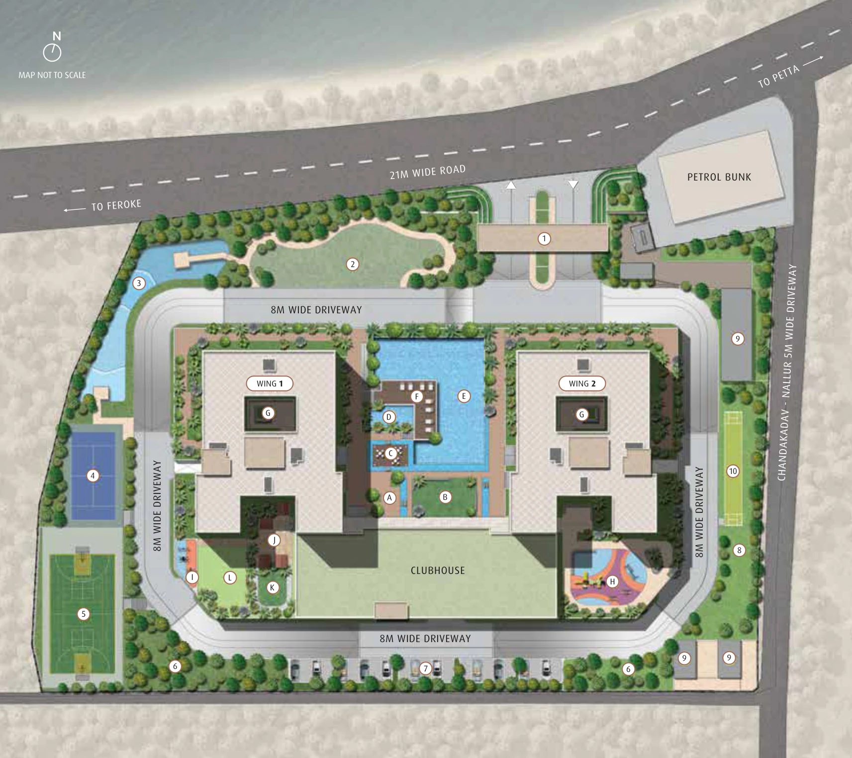 Sobha Bellevue Master Plan Map